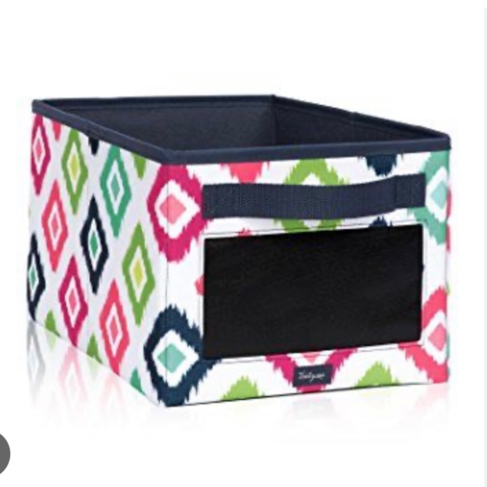 Thirty one your way rectangle bin with chalkboard panel, NIB